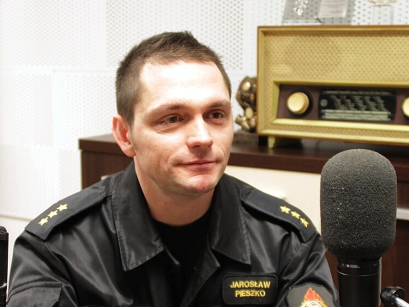 Jarosław Pieszko z PSP w Ełku